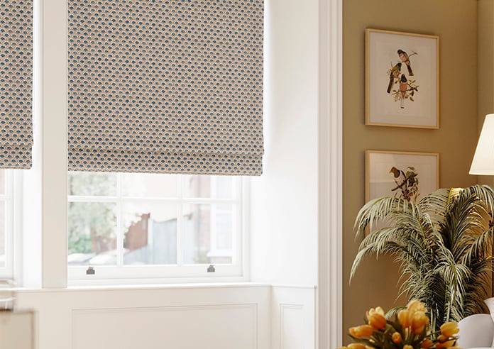 Land & Shore Dawn, Blue Red - Roman Blind - Image 5